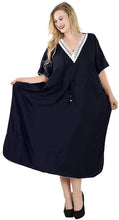 Load image into Gallery viewer, Long Kimono Loose Beach Swimwear Swimsuit Bikini Cover up Caftan Maxi Dress L-5X