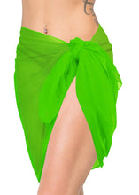 Load image into Gallery viewer, la-leela-mini-sarong-women-beachwear-bikini-wrap-cover-up-swimwear-solid-4
