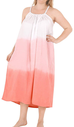 Women's Dress Designer Sundress Beachwear Plus Size Evening Casual Cover up Pink