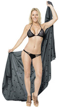 Load image into Gallery viewer, la-leela-womens-bikini-wrap-cover-up-swimsuit-dress-sarong-solid-5-one-size