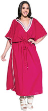 Load image into Gallery viewer, Long Kimono Loose Beach Swimwear Swimsuit Bikini Cover up Caftan Maxi Dress L-5X