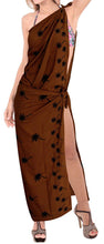 Load image into Gallery viewer, la-leela-women-bikini-cover-up-wrap-dress-swimwear-sarong-solid-6-one-size