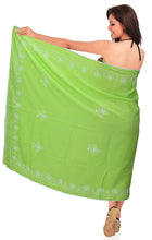 Load image into Gallery viewer, la-leela-rayon-swimsuit-scarf-deal-dress-beach-sarong-solid-72x42-violet_21