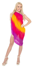 Load image into Gallery viewer, la-leela-sheer-chiffon-long-swim-dress-beach-sarong-jacquard-72x42-m011_5520