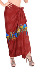 Load image into Gallery viewer, LA LEELA Women&#39;s Swimsuit Cover Up Sarong Bikini Swimwear Beach Cover-Ups Wrap Skirt Large Maxi ZM