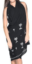 Load image into Gallery viewer, LA LEELA Beach Bikini Cover up Wrap Women Bathing Suit Sarong Solid ONE Size