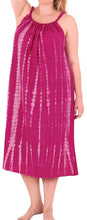 Load image into Gallery viewer, Women Rayon Embroidered Tie dye Caftan Casual Beach Swimwear Cover ups Pink