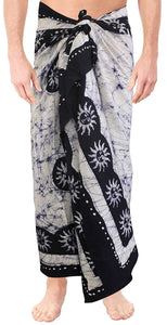 LA LEELA Beach Towel Swim Beach Wear Mens Sarong Pareo Wrap Cover ups Bathing Suit Batik
