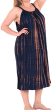 Load image into Gallery viewer, RAYON Plus Size Beachwear Bikini Swimwear Loose Fit Cover ups Tank LOOSE Blue