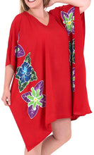 Load image into Gallery viewer, Women&#39;s Kimono Designer Sundress Beachwear Plus Size Evening Casual Cover up Red