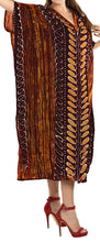 Load image into Gallery viewer, Women&#39;s Beachwear MAXI Dress COTTON Batik Swimwear Evening Dress LONG KAFTAN