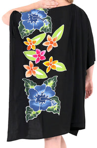 La Leela Beachwear Plus Size Lounger Loose Blouse tunic Tops Bikini Cover ups
