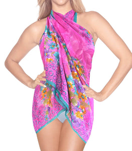 la-leela-women-bikini-cover-up-wrap-dress-swimwear-sarong-digital-one-size