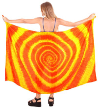 Cargar imagen en el visor de la galería, LA LEELA Womens Beach Swimsuit Cover Up Sarong Swimwear Cover-Up Wrap Skirt Plus Size Large Maxi GC