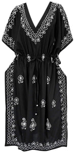 la-leela-rayon-solid-womens-kaftan-style-beachwear-cover-up-nightgown-dress