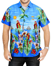 Load image into Gallery viewer, la-leela-mens-aloha-hawaiian-shirt-short-sleeve-button-down-casual-beach-party-4