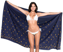 Load image into Gallery viewer, la-leela-womens-bikini-wrap-cover-up-swimsuit-dress-sarong-solid-5-one-size