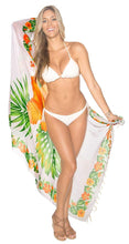 Cargar imagen en el visor de la galería, la-leela-womens-bathing-sarong-bikini-cover-up-wrap-dress-solid-20-plus-size