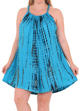 Load image into Gallery viewer, Women&#39;s Designer Sundress Beachwear Evening Plus Casual Cover ups TOP Turquoise