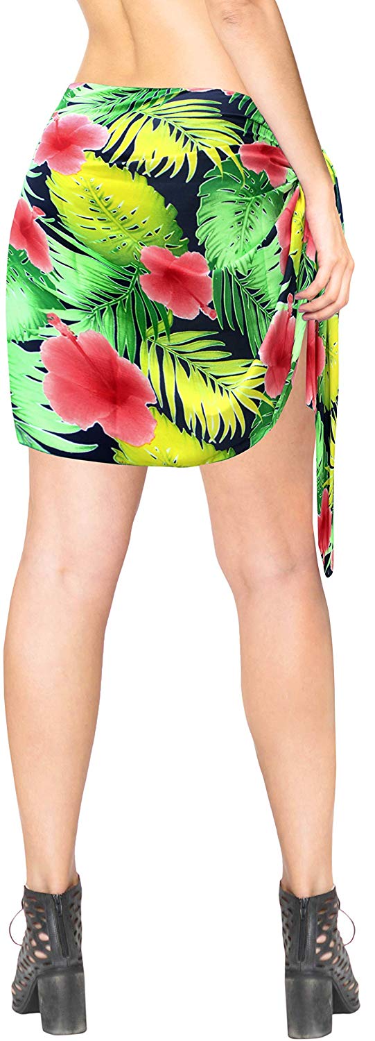 Sarong Beach Cover Up Pool Skirt Swimsuit Cover Up Tie On Shirt Wrap Around  Skirt Beach Skirt – hisOpal art~swimwear~fashion