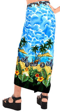 Load image into Gallery viewer, la-leela-women-beachwear-bikini-wrap-cover-up-swimsuit-dress-sarong-18-one-size