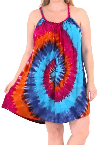 Women's Loose Designer Sundress Beachwear Evening Plus Size Casual Cover up Pink