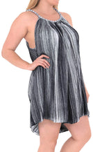 Load image into Gallery viewer, Women&#39;s Rayon Embroidered Tie dye Caftan Swimwear Cover up Dress Beach White