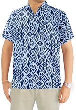 Load image into Gallery viewer, LA LEELA Shirt Casual Button Down Short Sleeve Beach Shirt Men Aloha Pocket 14