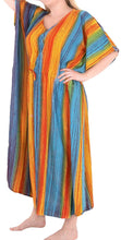 Load image into Gallery viewer, Women&#39;s Tie Dye Beachwear Sleeveless Rayon Loungewear Caftan Multi Cover up Pink