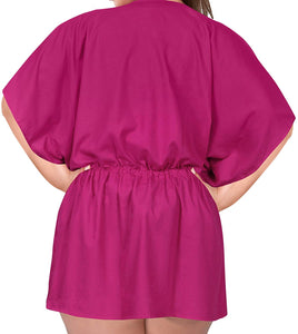 la-leela-bikini-swim-beach-wear-swimsuit-cover-up-womens-kimono-dress-embroidery-1