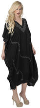 Load image into Gallery viewer, la-leela-rayon-6-solid-womens-kaftan-nightgown-beachwear-cover-up-dress