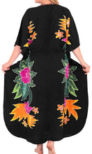 Load image into Gallery viewer, Women&#39;s Beachwear Sleeveless Rayon Evening Casual Caftan Loose Cover up Black