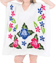 Load image into Gallery viewer, Women&#39;s Beachwear Evening Plus Size Blouse Loose Casual Cover ups Dresses White