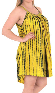 Women's Beachwear Evening Plus Size Blouse tunic Casual Cover ups Casuals yellow