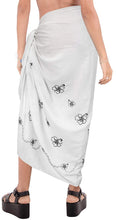 Load image into Gallery viewer, la-leela-rayon-cover-up-suit-womens-beach-sarong-solid-72x42-white_6121