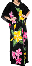 Load image into Gallery viewer, Women&#39;s Beachwear Sleeveless Rayon Cover up Dress Casual Caftans Multi Black