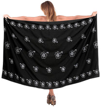 Load image into Gallery viewer, LA LEELA Women Bikini Cover up Wrap Dress Swimwear Sarong Solid 2 ONE Size