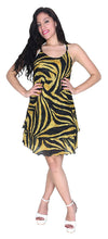 Load image into Gallery viewer, womens-summer-casual-loose-swing-t-shirt-beach-sundress-kaftan-cover-up-print-silk