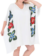Load image into Gallery viewer, Women Loose Designer Sundress Beachwear Plus Size Evening Casual Cover ups White