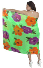 Cargar imagen en el visor de la galería, LA LEELA Women&#39;s Bikini Wrap Cover up Swimsuit Sarong Dress Jacquard ONE Size