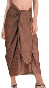 LA LEELA Women Beachwear Bikini Wrap Cover up Swimwear Bathing Suit 16 ONE Size