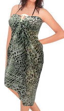 Load image into Gallery viewer, LA LEELA Women&#39;s Bikini Wrap Cover up Swimsuit Sarong Dress Jacquard ONE Size