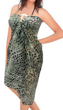 Cargar imagen en el visor de la galería, LA LEELA Women&#39;s Bikini Wrap Cover up Swimsuit Sarong Dress Jacquard ONE Size