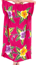 Load image into Gallery viewer, Women&#39;s Beachwear Swimwear Rayon Cover ups Aloha Swimsuit Caftans Multi Pink