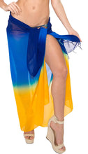 Load image into Gallery viewer, la-leela-sarong-bathing-suit-pareo-wrap-bikini-cover-ups-womens-chiffon-swimsuit-swimwear