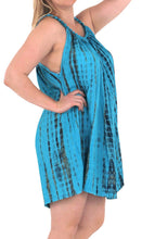 Load image into Gallery viewer, Women&#39;s Designer Sundress Beachwear Evening Plus Casual Cover ups TOP Turquoise