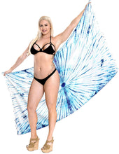 Load image into Gallery viewer, LA LEELA Women&#39;s Swimsuit Cover Up Sarong Bikini Swimwear Beach Cover-Ups Wrap Skirt Large Maxi GB