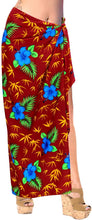 Load image into Gallery viewer, LA LEELA Women Beachwear Sarong Bikini Cover up Wrap Bathing Suit 5 ONE Size