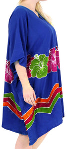 Women's Beachwear Evening Plus Kimono Blouse Loose Casual Cover ups Casuals Blue