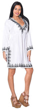 Load image into Gallery viewer, la-leela-bikini-swimwear-swimsuit-beach-cover-ups-womens-summer-dresses-printed